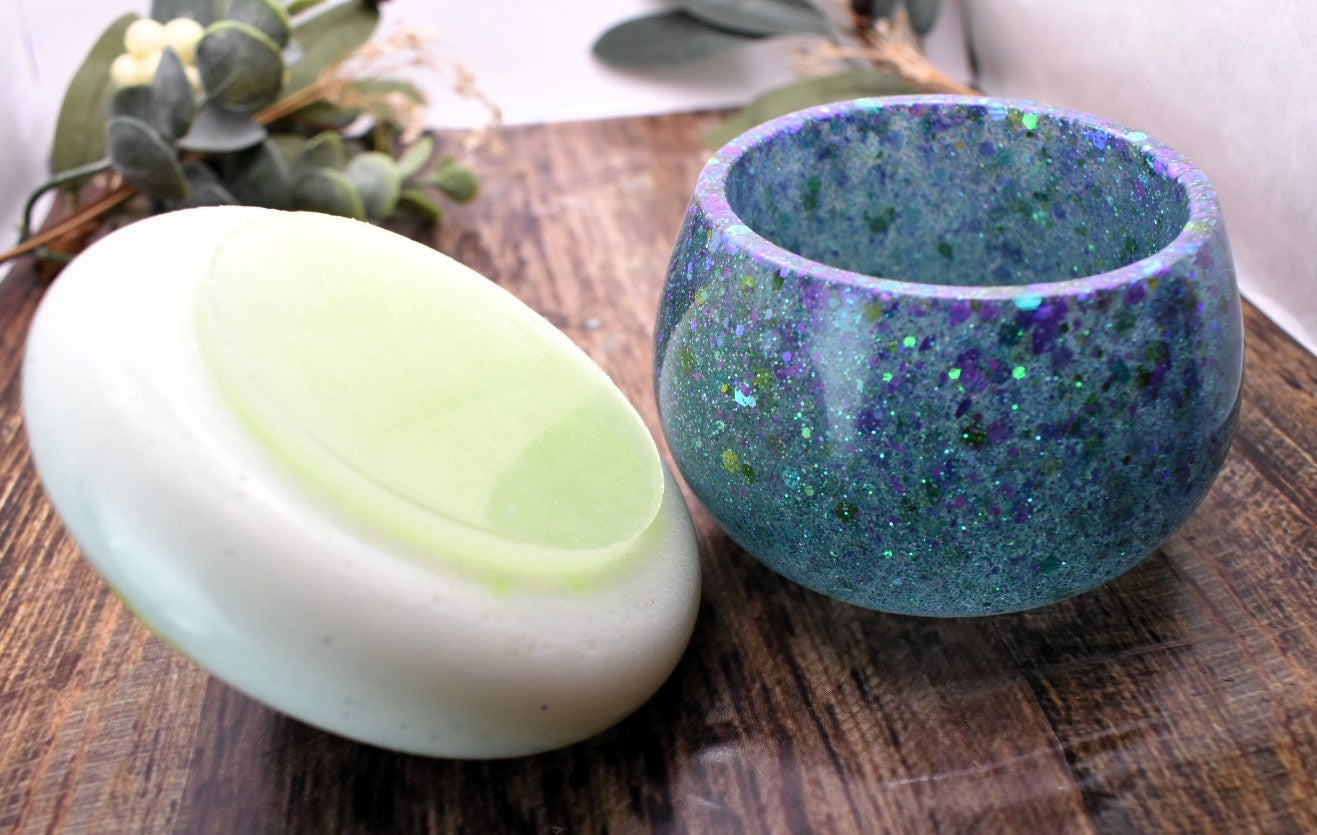 Handmade Glow-In-The-Dark Mushroom Trinket Box