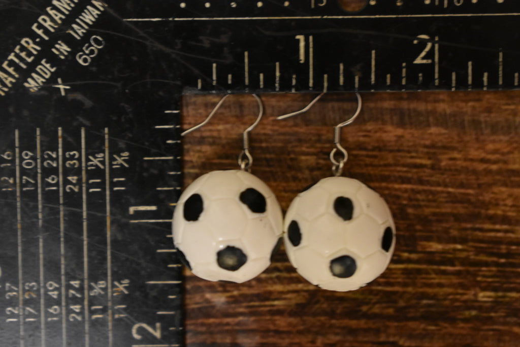 Soccer Ball Earrings