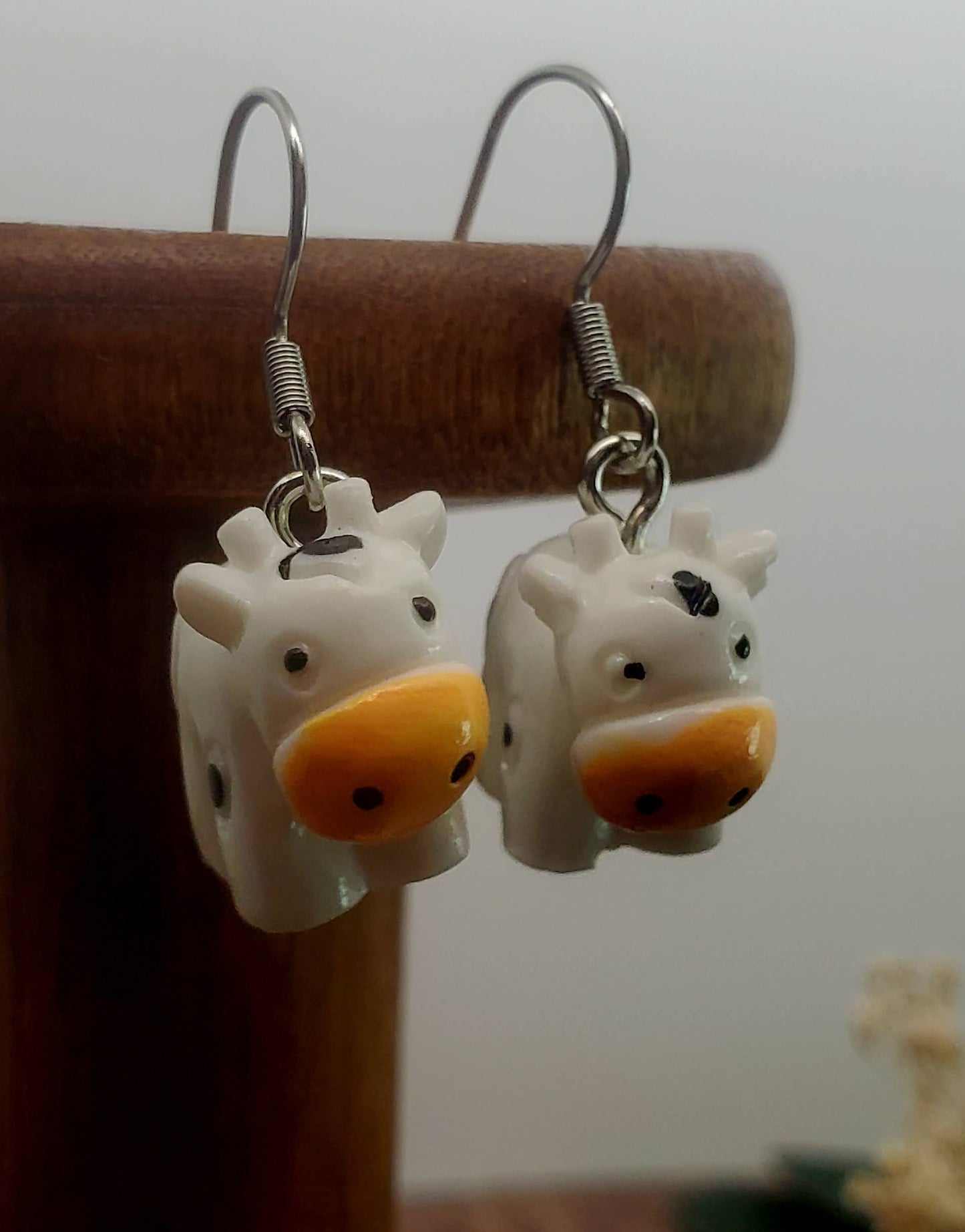 Farm Cow Earrings