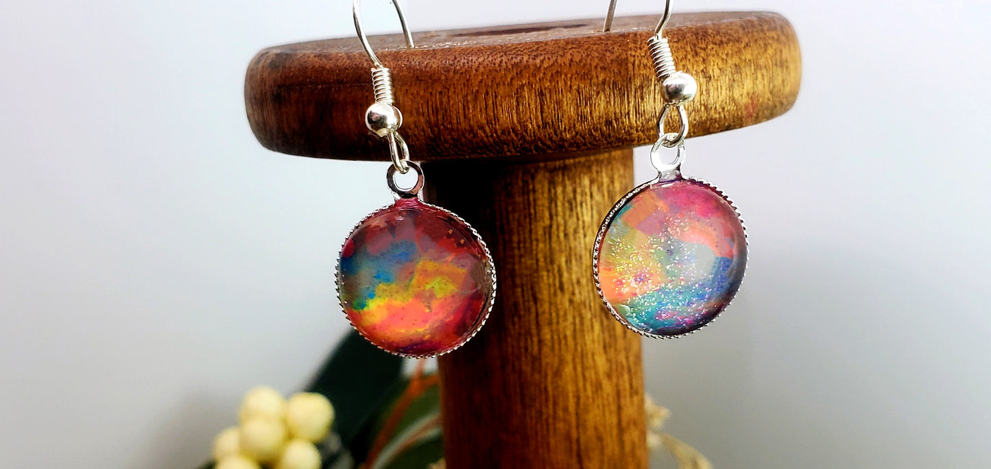 Tie Dye Earrings