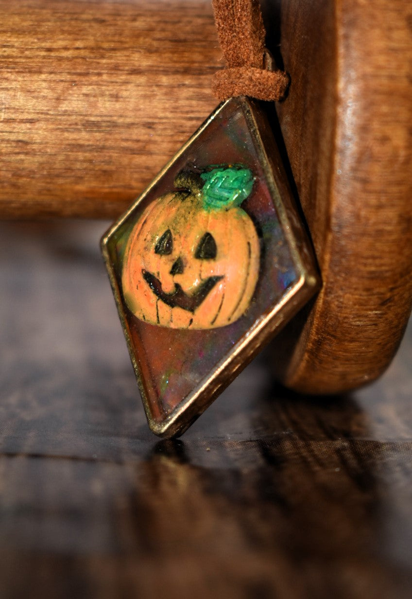 Jack-O-Lantern Necklace