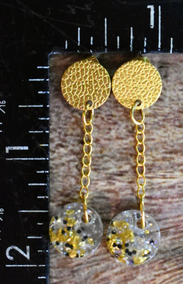 Gold Chain Drop Earrings