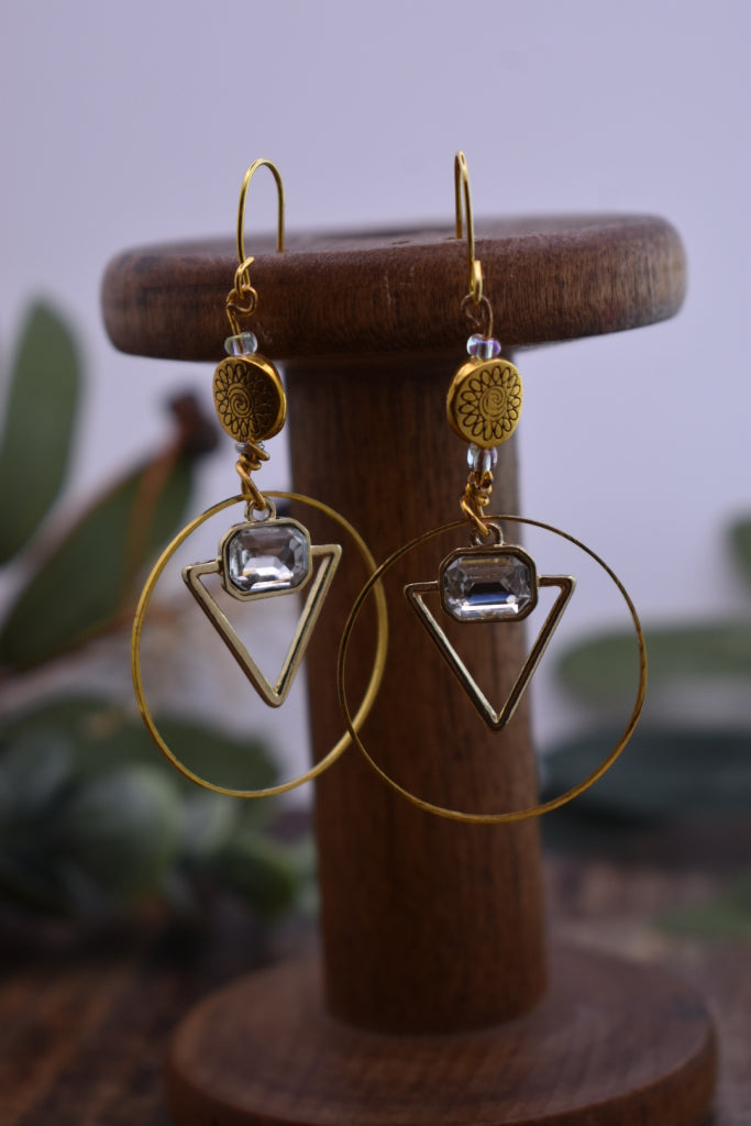 Gold Geometric Earrings