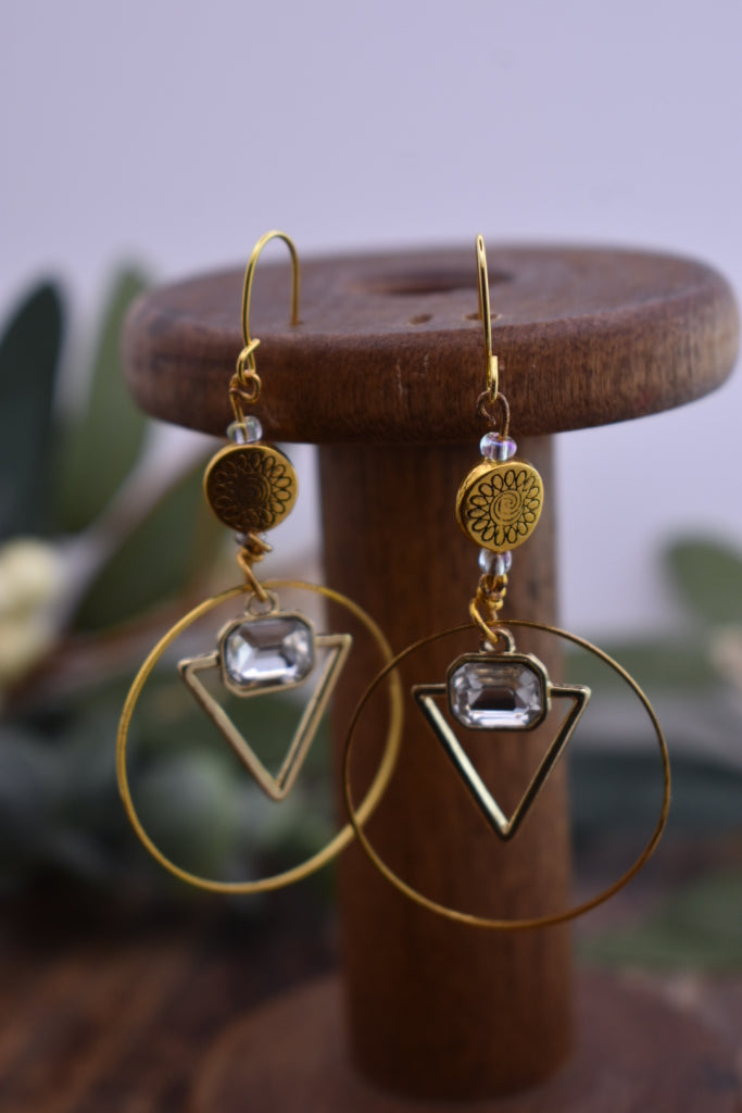 Gold Geometric Earrings