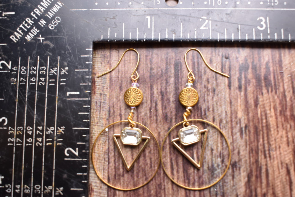 Gold Geometric Earrings